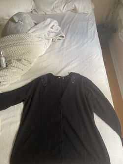sweater with beautiful bead detailing