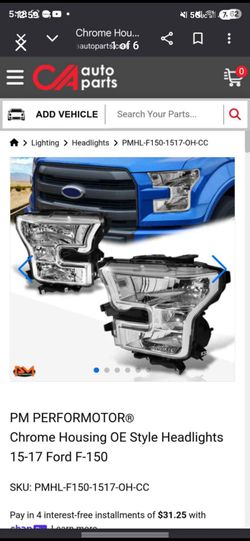 Ford F150 Headlights