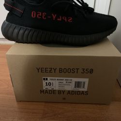 Adidas Yeezy Boost 350 V2 Black Red Size 10.5