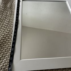 Vanity Mirror/White Mirror / Square Mirror