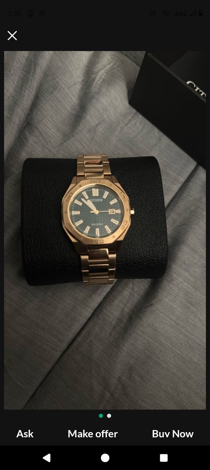 Gold Citizen Watch