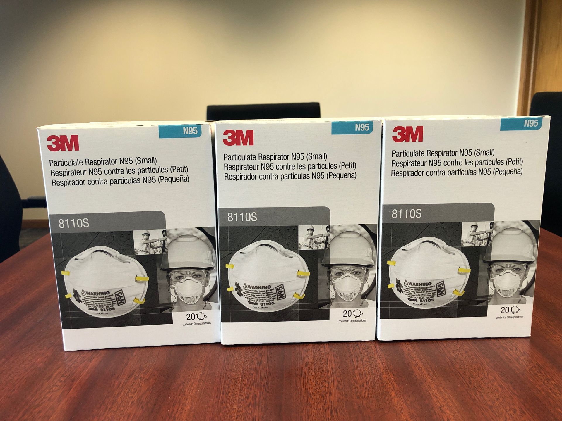 3M 8110S N95 (SMALL) 60 MASKS