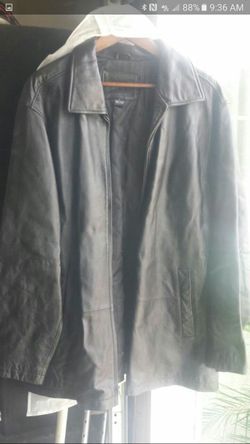 Men's leather jacket