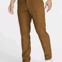 Nike Men's Club Corduroy Standard Fit Straight Leg Chino Pants- 36×32