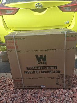 WEN 56477i 4800-Watt Portable Inverter Generator NEW