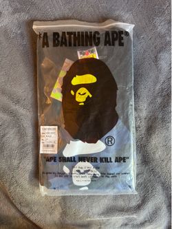 Bape Black Tee / Blue S