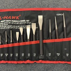 14pc Punch And Chisel Set Brand New