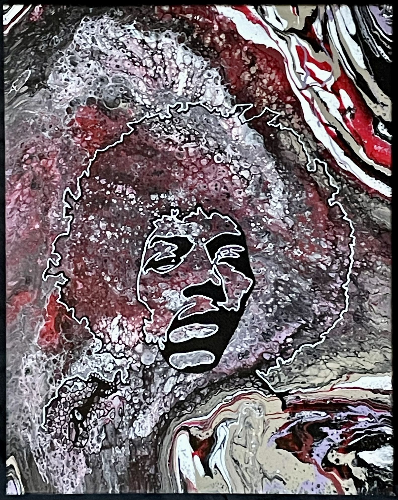 Acrylic Jimi Hendrix Painting(s)