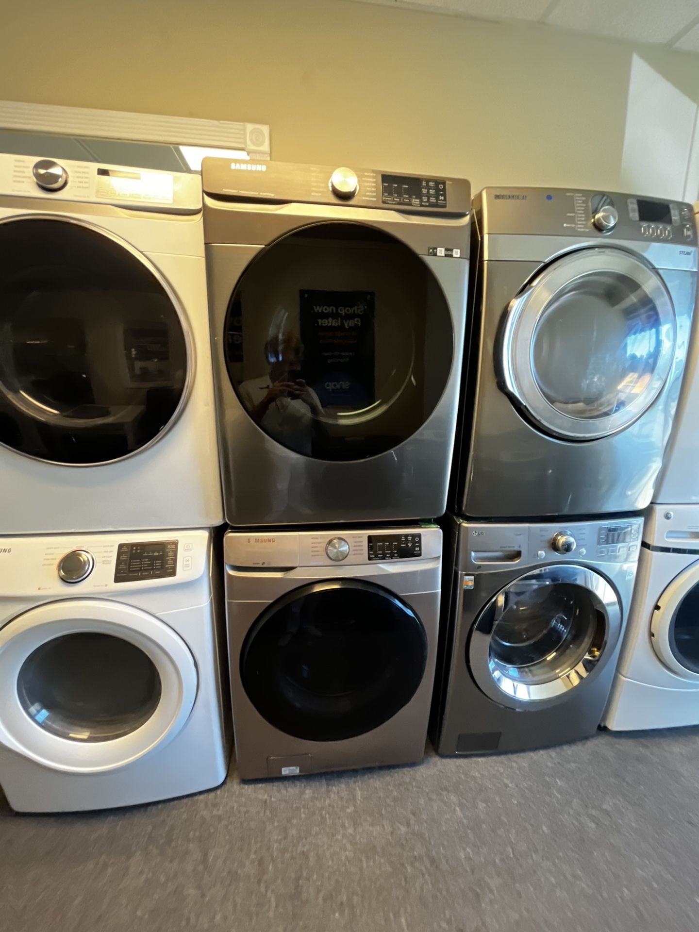 Samsung Silver Front Load Set