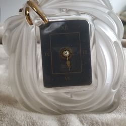 Mikasa Lead Crystal Dresser Clock
