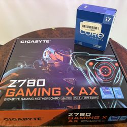 Intel i7-12700K Processor CPU Gigabyte Z790 Gaming X Motherboard  