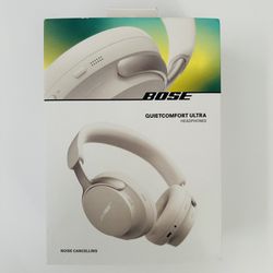 Bose QuietComfort Ultra Headphones, Bluetooth Over Ear Noise Cancelling Headphones, White Smoke