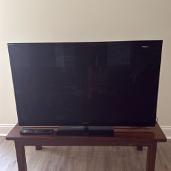 46” Sony Bravia TV with remote control
