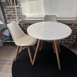 Table And 2 Chairs 