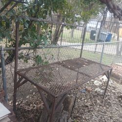 Barbaque Pit Stand Or Mesh Table (L62" W28" H30") Local Pick Up. Close To Garland and Jupiter Rd. Dallas 75218