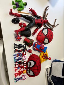 Spiderman toy collection