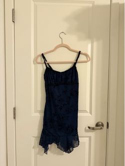 Dark blue dress