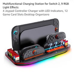 RGB Switch 2 Charging Dock All-in-One
