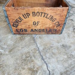 7 Up Big Antique Crate