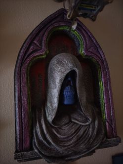 Grim reaper wall plaque