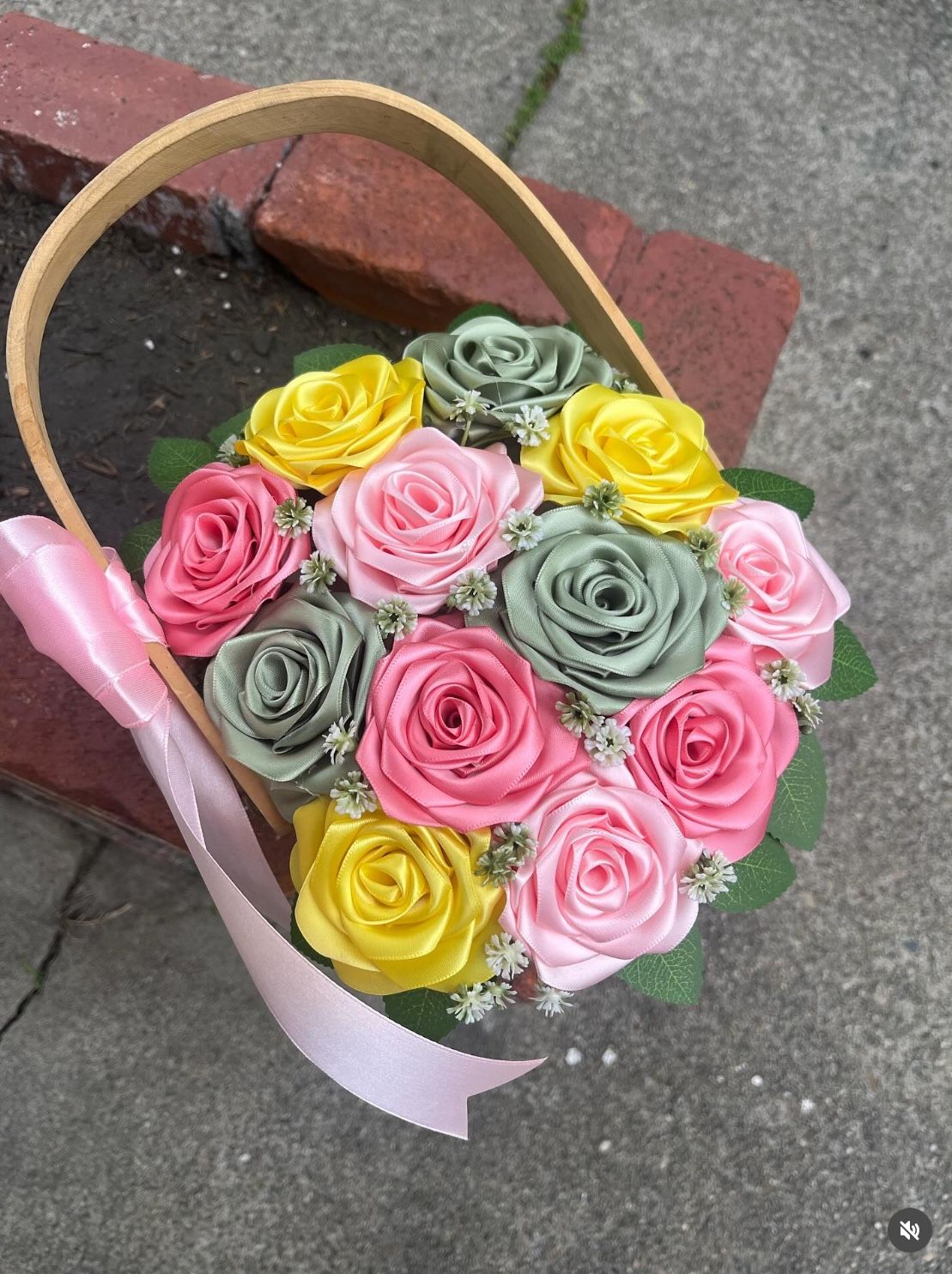 Basket Of Eternal Roses