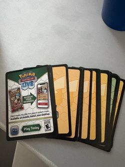 27Pokémon TCG Live Digital Redemption Code Cards