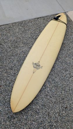 Surfboard Hawaii 8'0 Midlength funboard pintail
