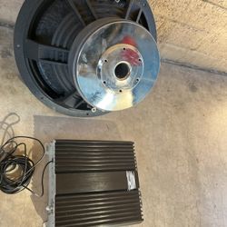 Mrmusicman 15 Inch Subwoofer w/1600w Amp - $350