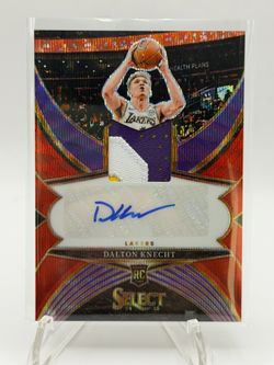 Dalton Knecht Red Wave RPA /99 SP Lakers 3 Color
