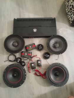 Jl audio Car Audio Speaker & Amplifier Bundle
