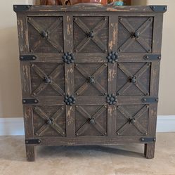 Rustic Apothecary Accent Chest Cabinet Buffet - 9 Drawers - Great Storage