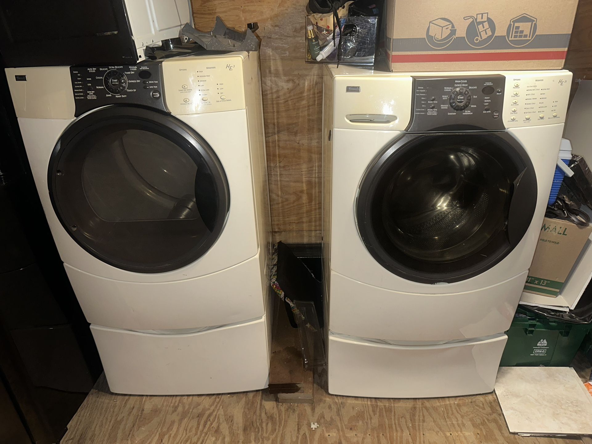 Kenmore Elite Front Loader Washer & Dryer