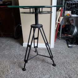 Photography Themed 20inch Glasstop Table