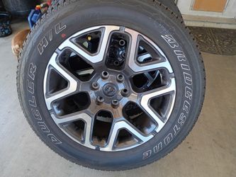 20 new rims and tires for 2026 Dodge ram 1500 limited 0 miles
