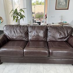 Leather Couch $200