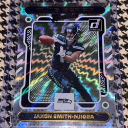 Jaxon Smith Ngiba Seahawks Elite Series Rookie Refractor Insert Football Card 