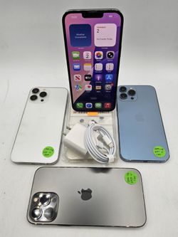 Apple IPhone 13 Pro Max 128gb Unlocked Any Service With Case Chargers Warranty $360