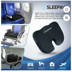 New Sleepavo Coccyx Seat Cushion 