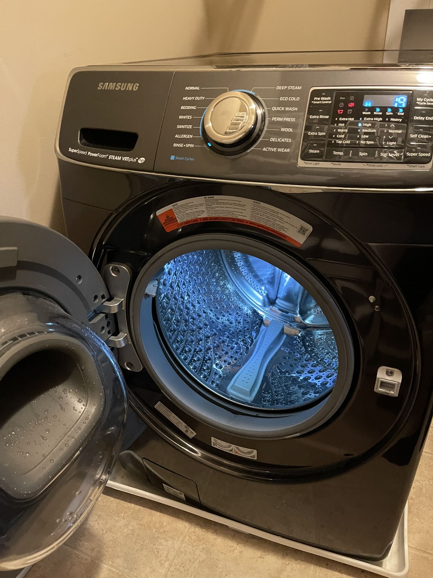Samsung Washer VRT+ Add wash Won’t finish Program anymore