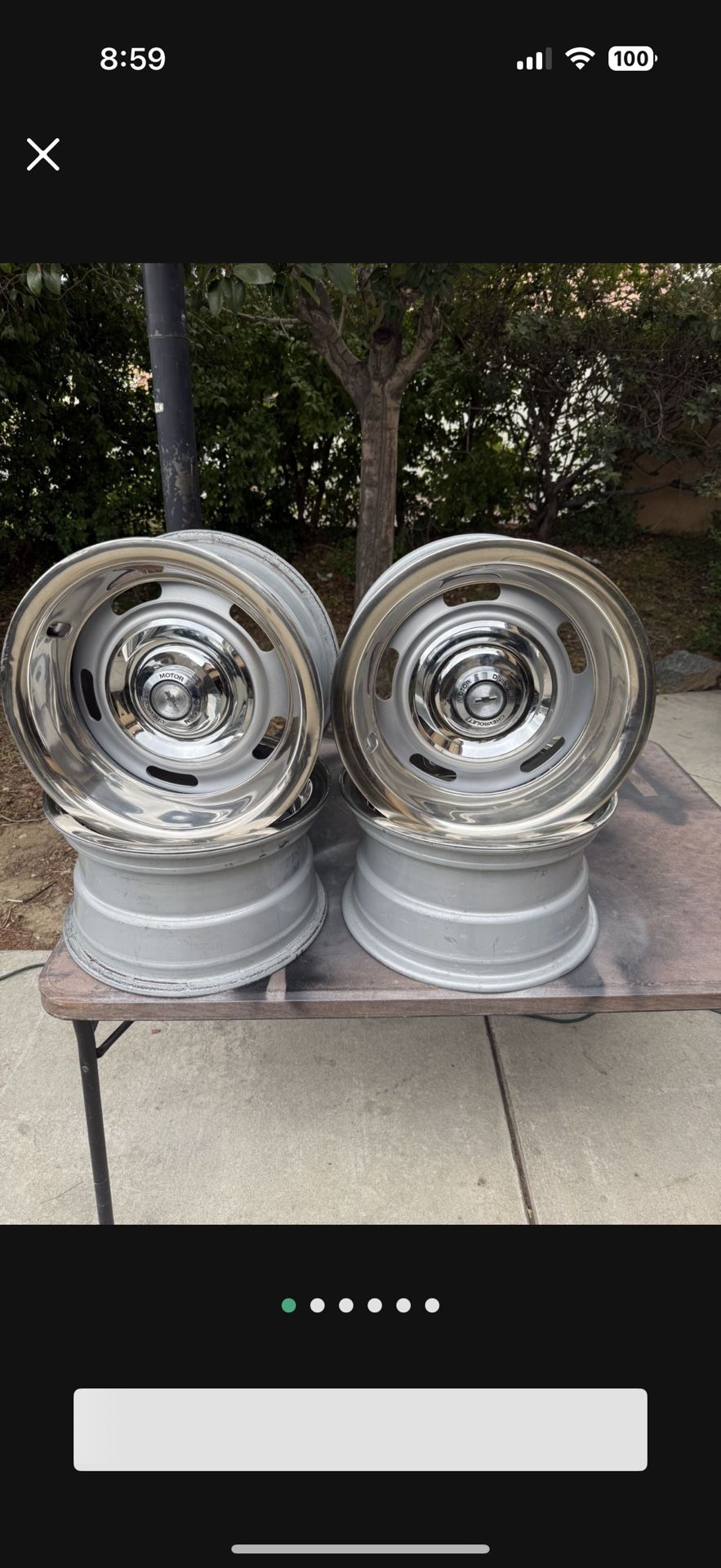 Chevy,ford,dodge 15#9, 5- Bolt Pattern 10 Lug Hole Rally Rims