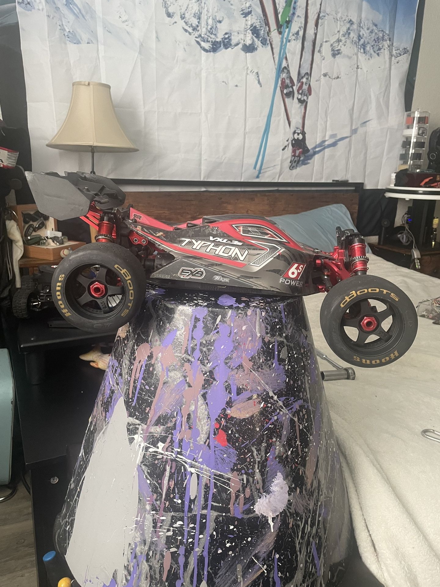 Arrma Typhon 6s RC Buggy Truck *TOO MANY UPGRADES MUST READ *
