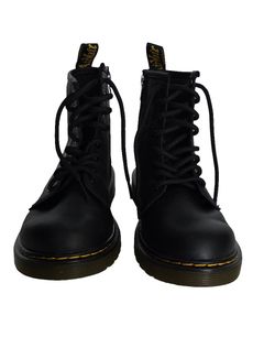 Dr. Martens Black Leather Combat Boots – Women’s Size 4 US (EU 36)