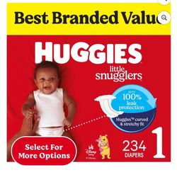 Huggies - Size 1 - 234 Count - Unopened