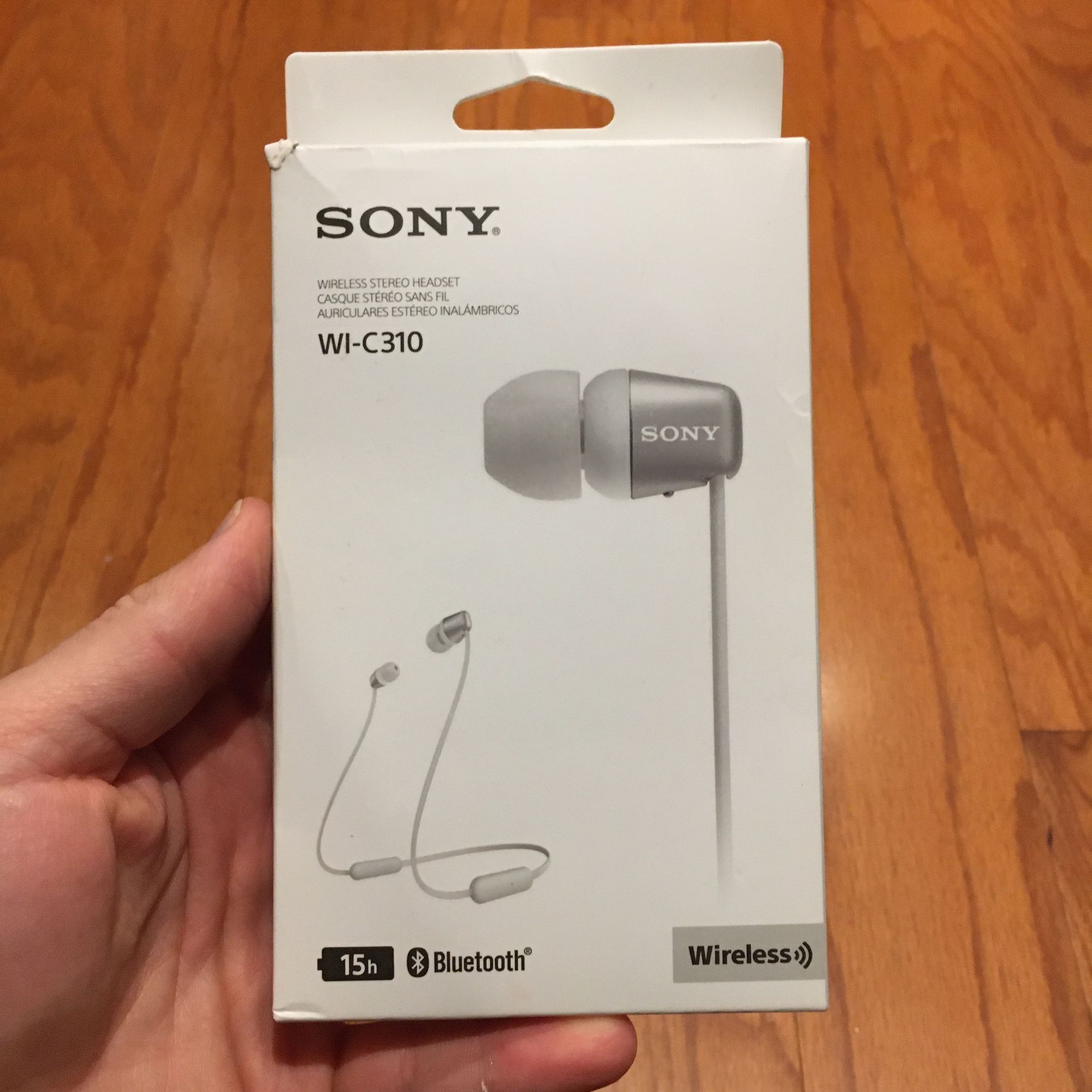 Sony Bluetooth Earbuds WIC310 (white)