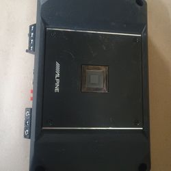 Alpine R2-A75M Amplifier & RUX-KNOB.2 Remote Bass Knob Bundle