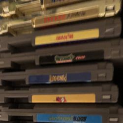 NES lot Nintendo Zelda Punch out Bubble Bobble Ninja Turtles Tmnt Yoshio Cookie Simpson’s Dr Mario Tetris 