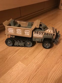 Vintage 1986 Pressed Steel Tonka Steel Monsters Destroyer Half Track Armored Truck