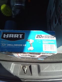 Hart 20v cordless drill