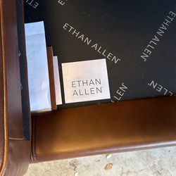 Ethan Allen Leather Sofa