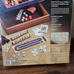 Scrabble box of games